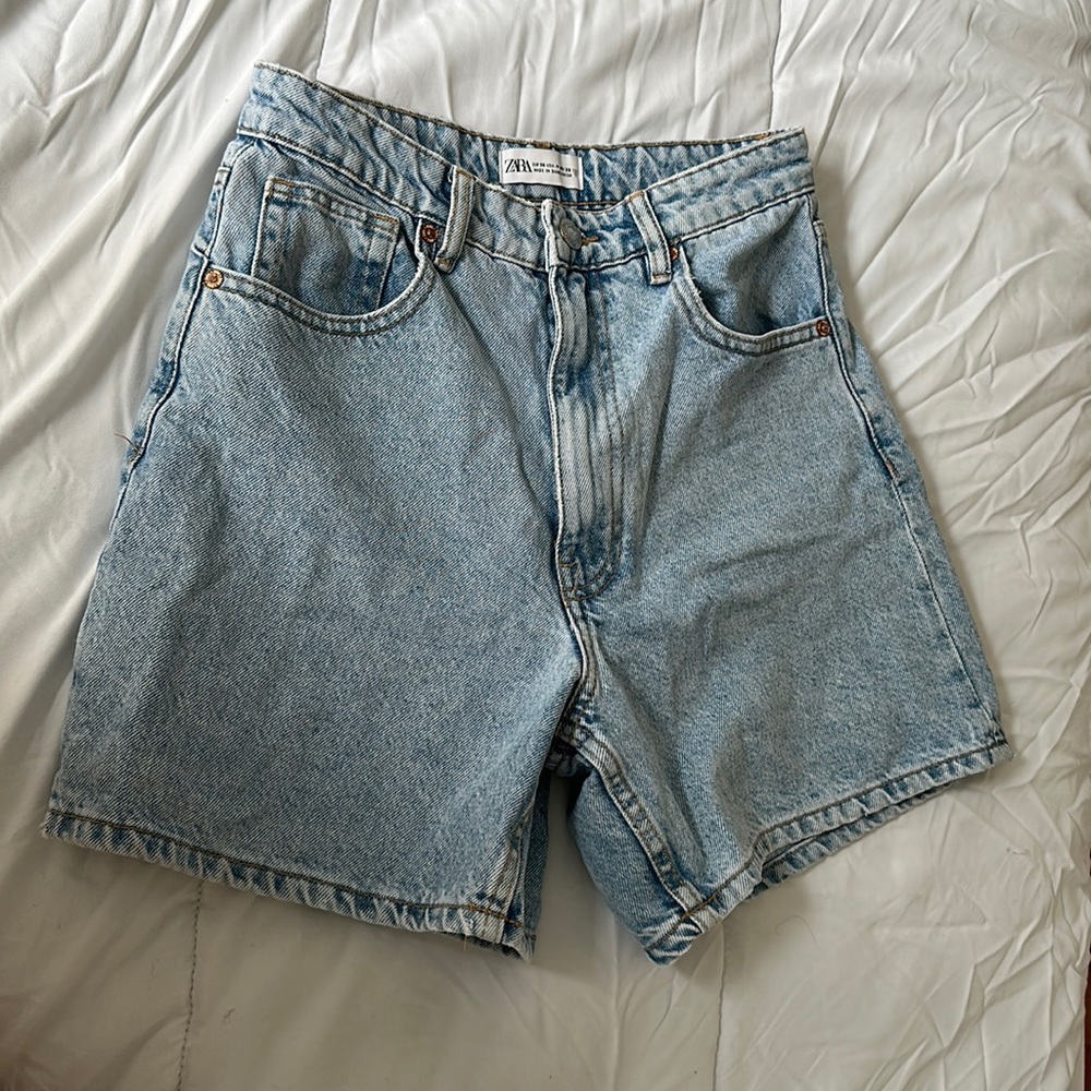 Zara denim shorts